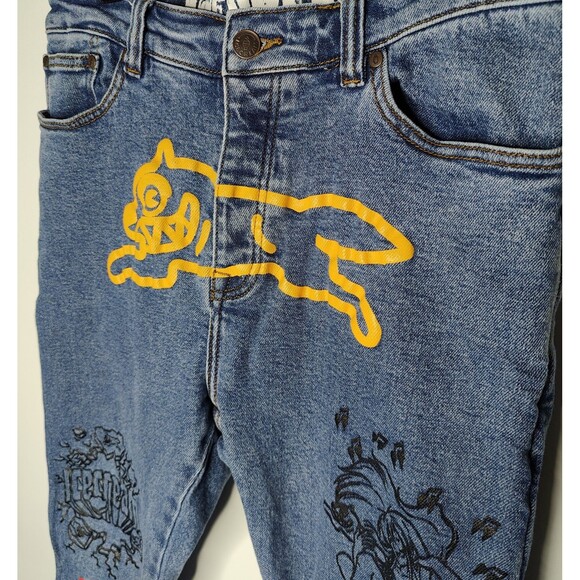 Billionaire Boys Club Ice Cream Jeans Mens 31x31 Running Dog Denim Slim Fit BBC - Picture 3 of 11